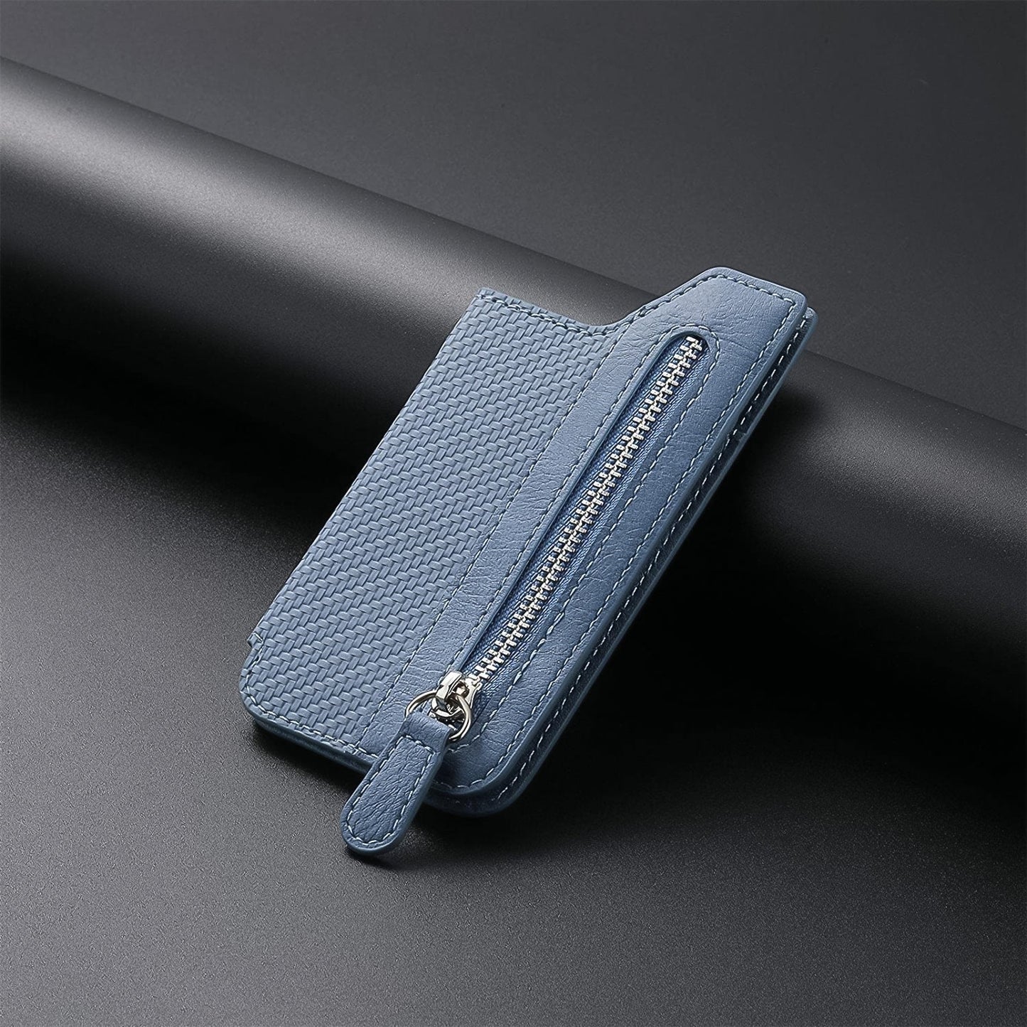 Adhesive Card Phone Holder with Zipper – Versatile Wallet Case (1 Pc / Mix Color)