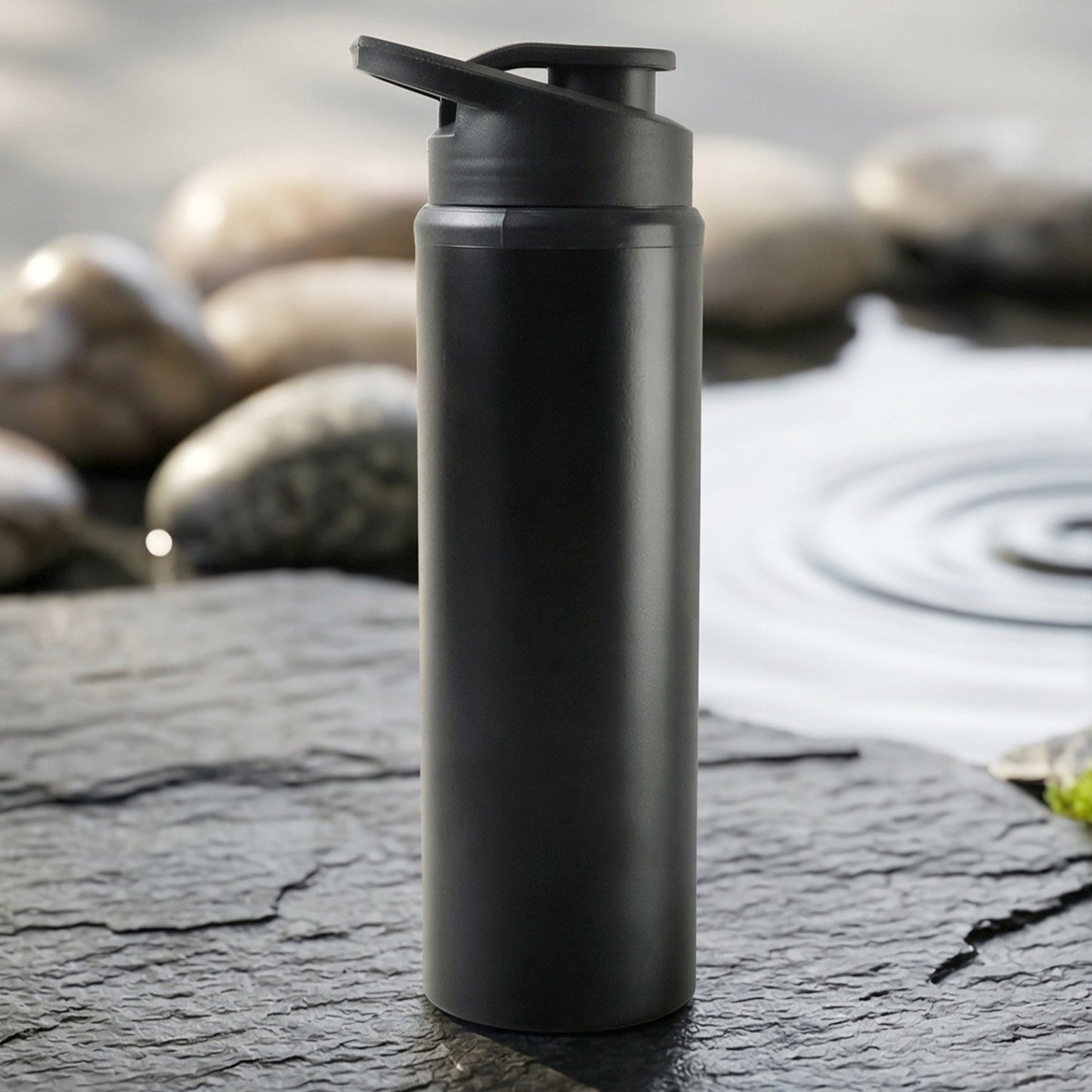 Premium Stainless Steel Sports Water Bottle with Flip Top Lid 900 ML