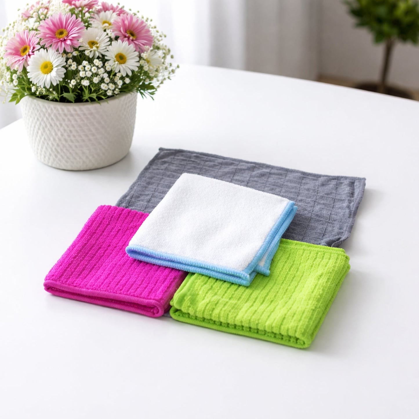 Microfiber Cleaning Cloth Set (4 Pc Set)