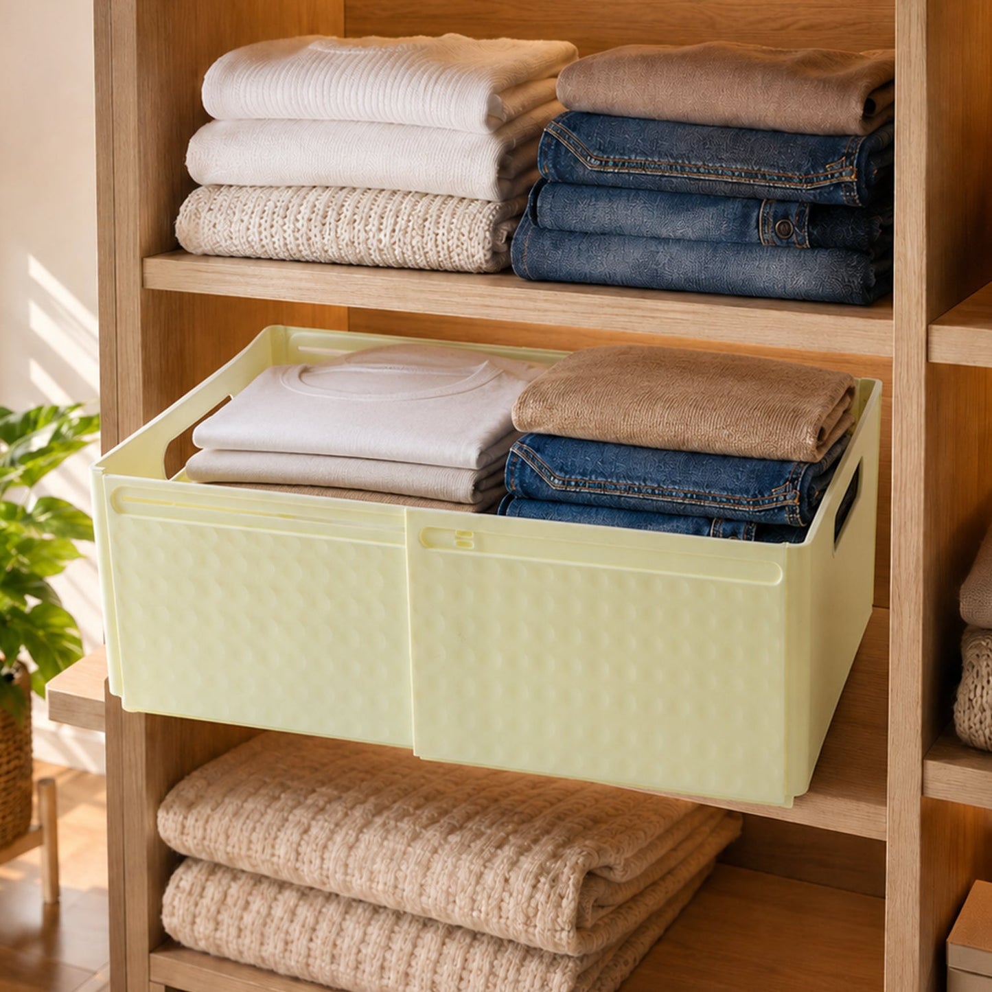 Close up of the fabric panels and frame