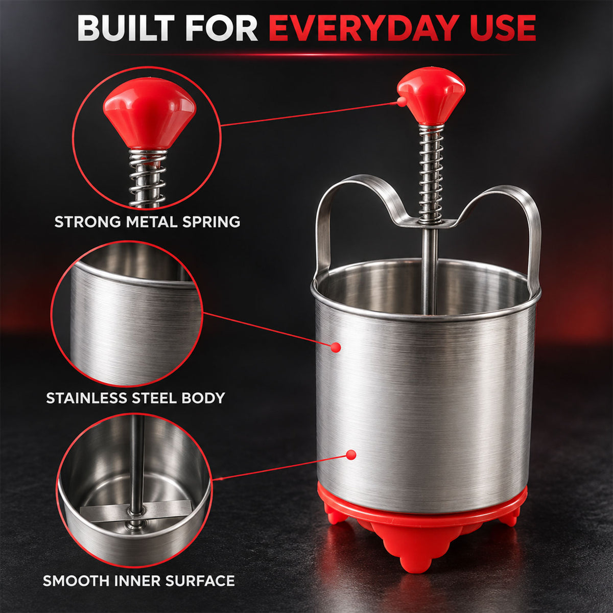 Kitchen Appliances - Medu Wada Vada Donut Maker Dispenser
