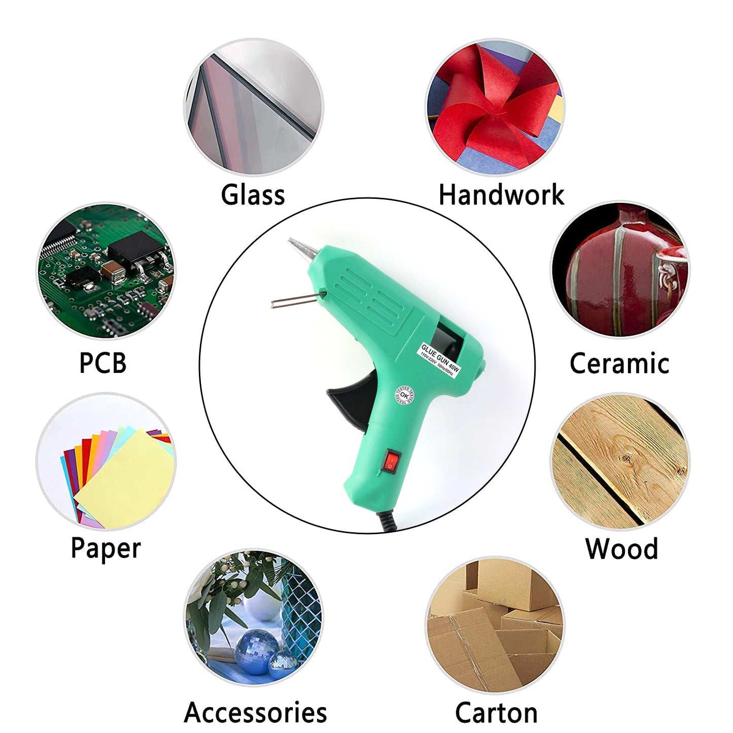 Hot Melt Glue Gun – 60W for Crafts & Quick Repairs | Indo Glow