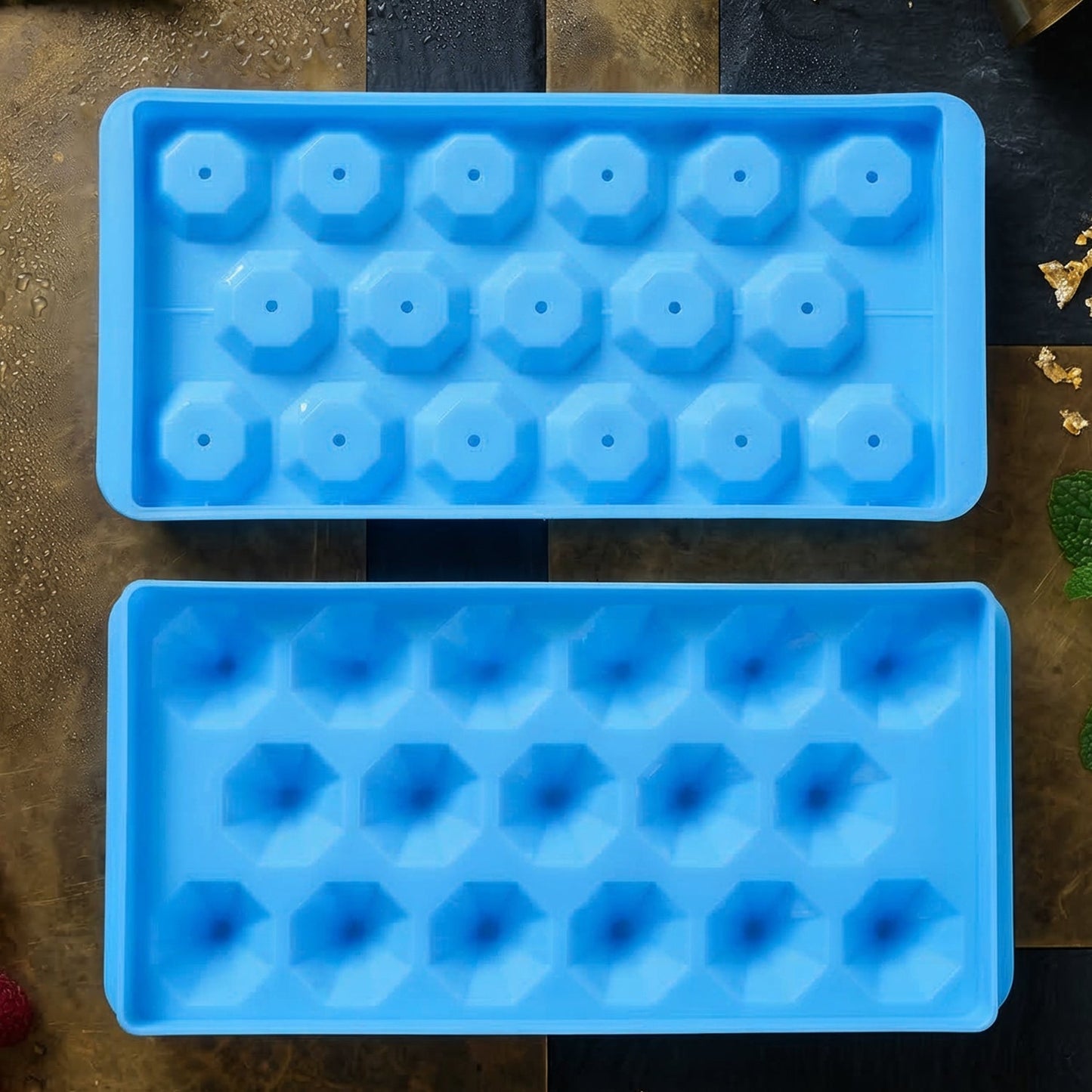 Multipurpose Ice Cube Tray with Lid 17 Grid Mold (1 Pc)