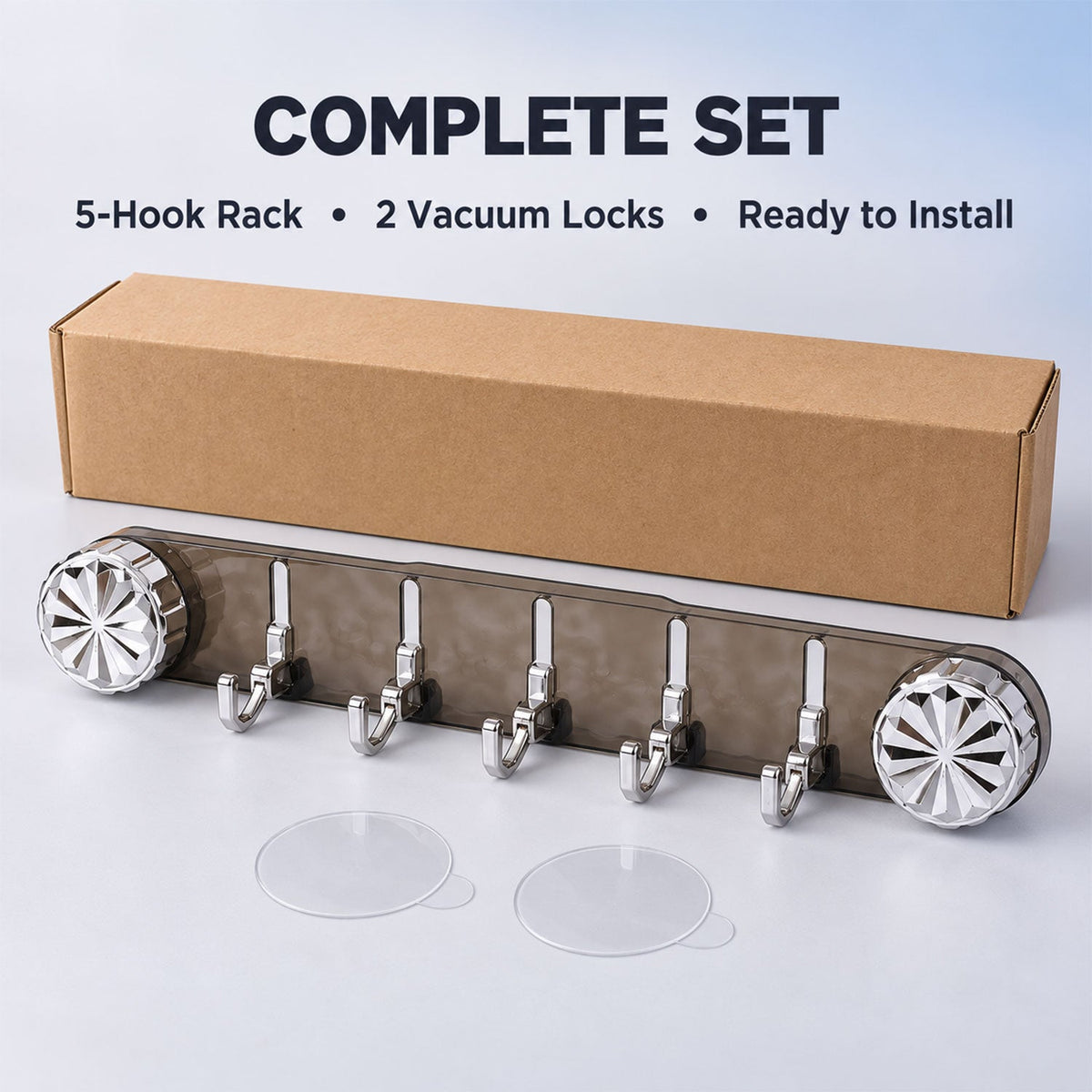 Wall storage rack white bg
