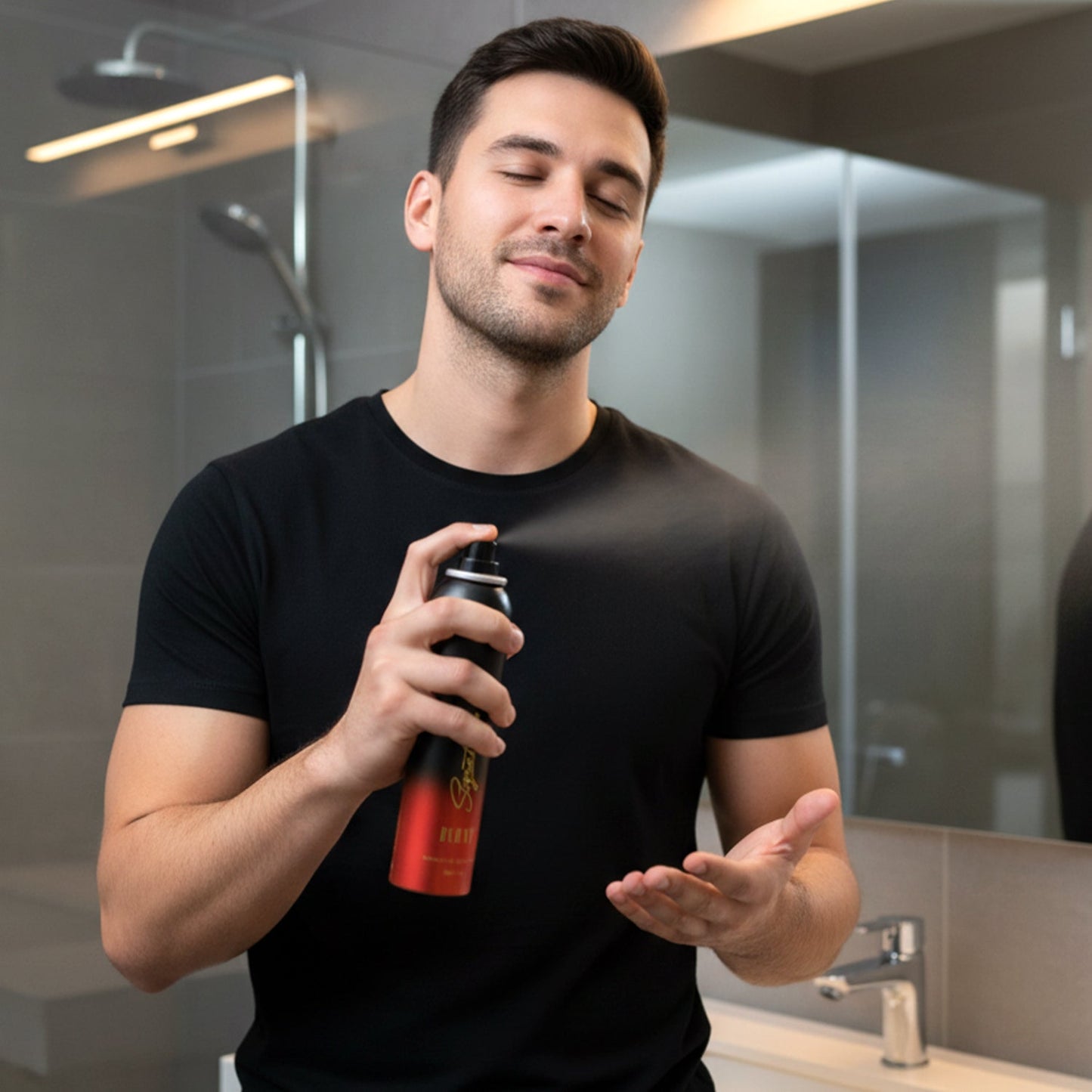 men's burnt fragrance body spray Signature brand