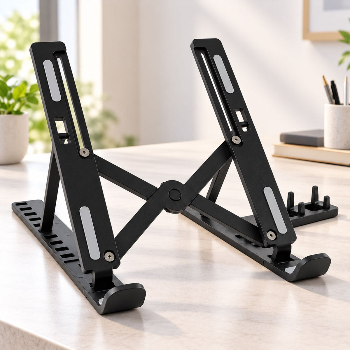 Laptop stand folded view