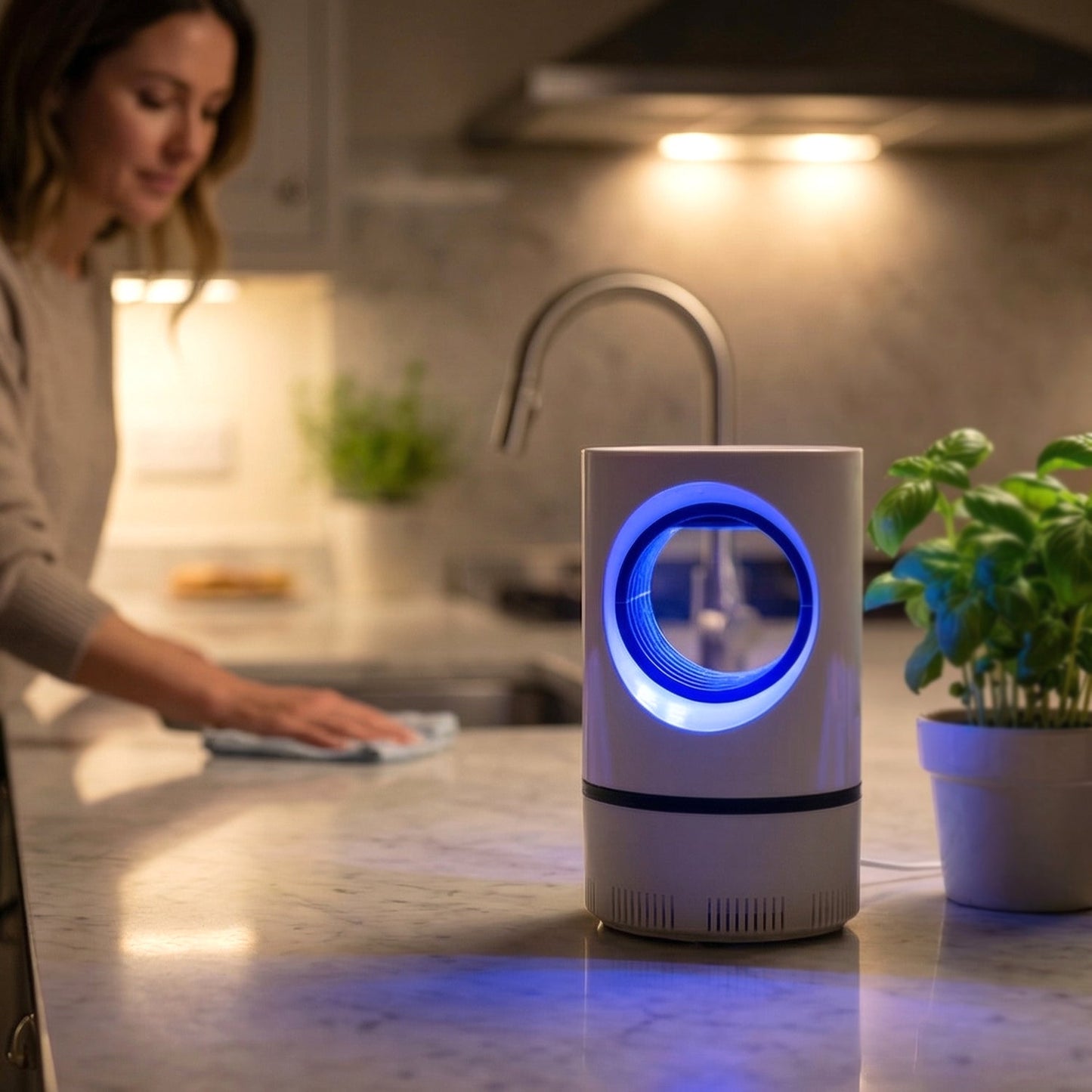 Photocatalysis Suction Type Electric Mosquito Killer Lamp (1 Pc)