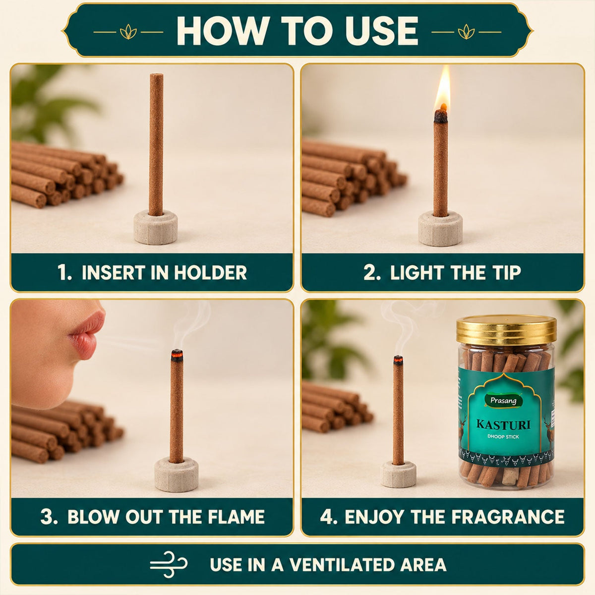 Dhoop sticks feature view