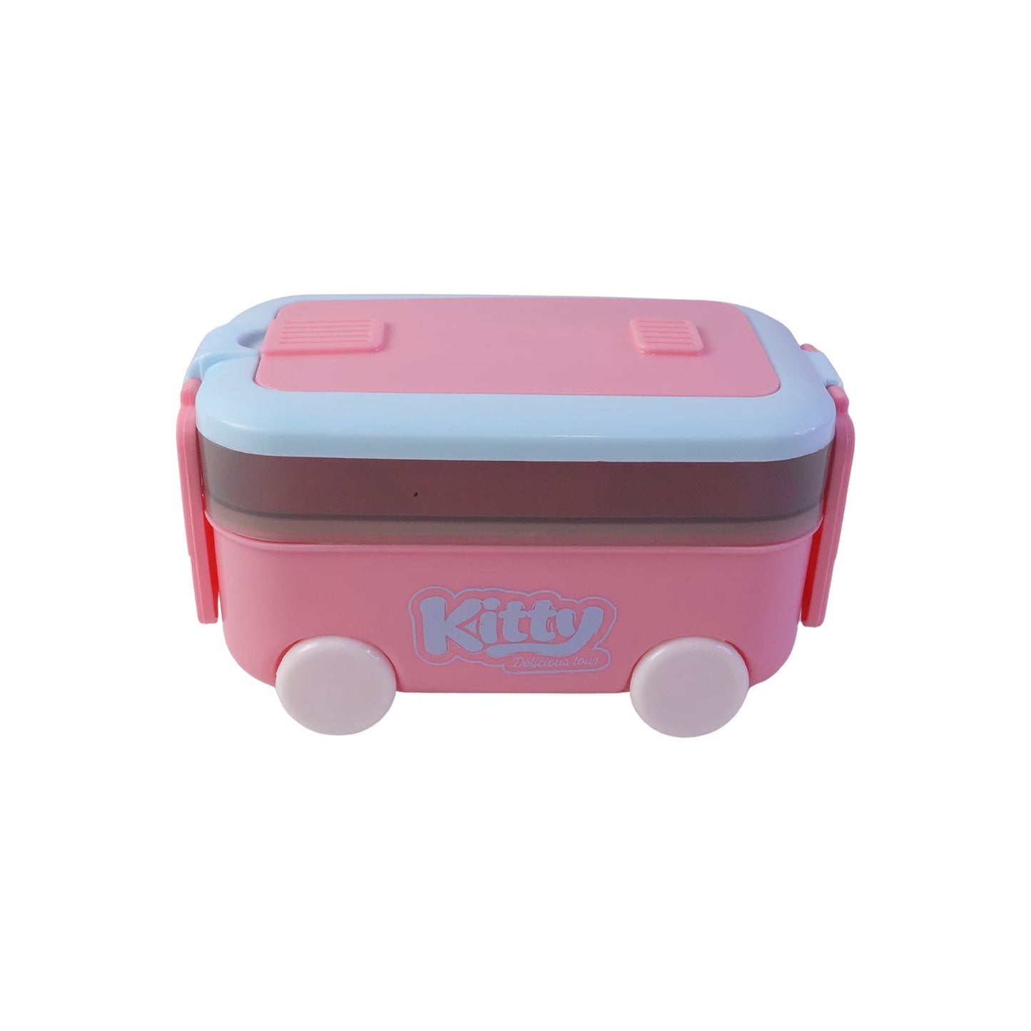 Car lunch box compartments detail
