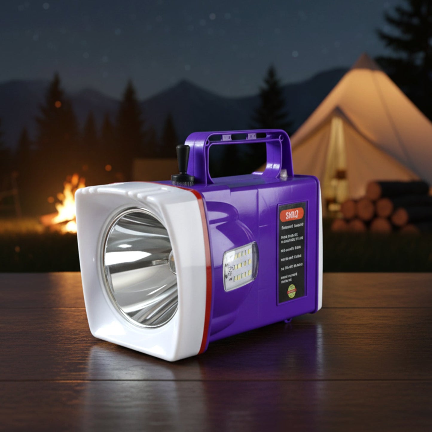 long range led torch light with battery omega