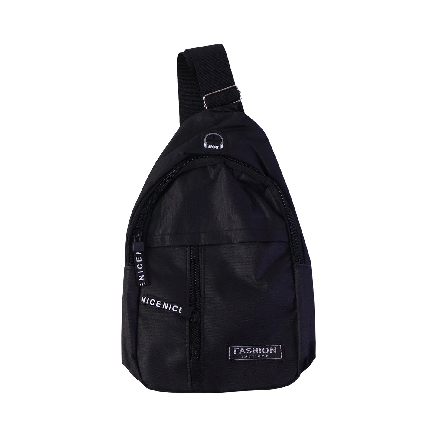 Waterproof Waist Bag, Shoulder Bags USB Charging Earphone Hook Sling Travel Bag (1 Pc / Mix Color)