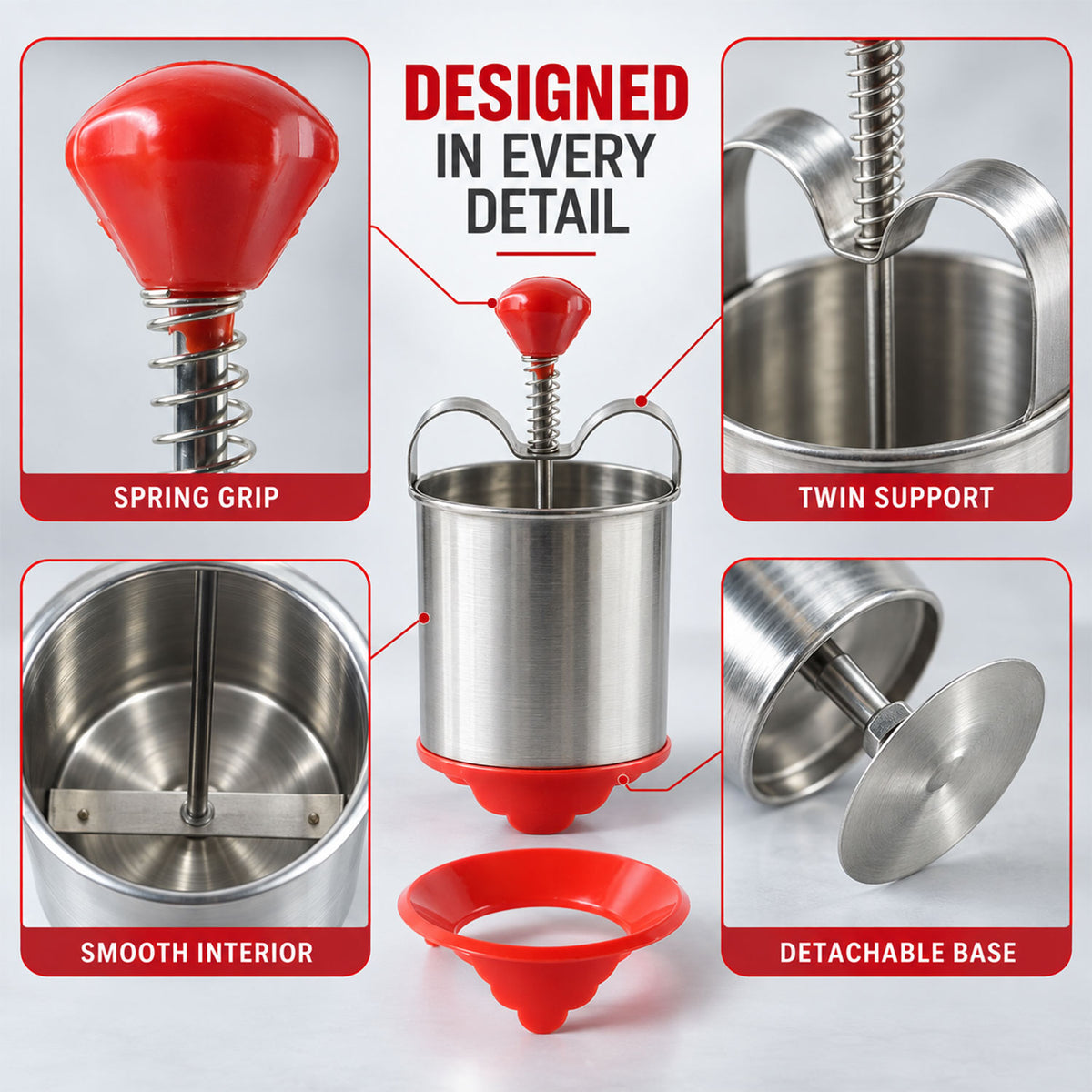 Kitchen Appliances - Medu Wada Vada Donut Maker Dispenser