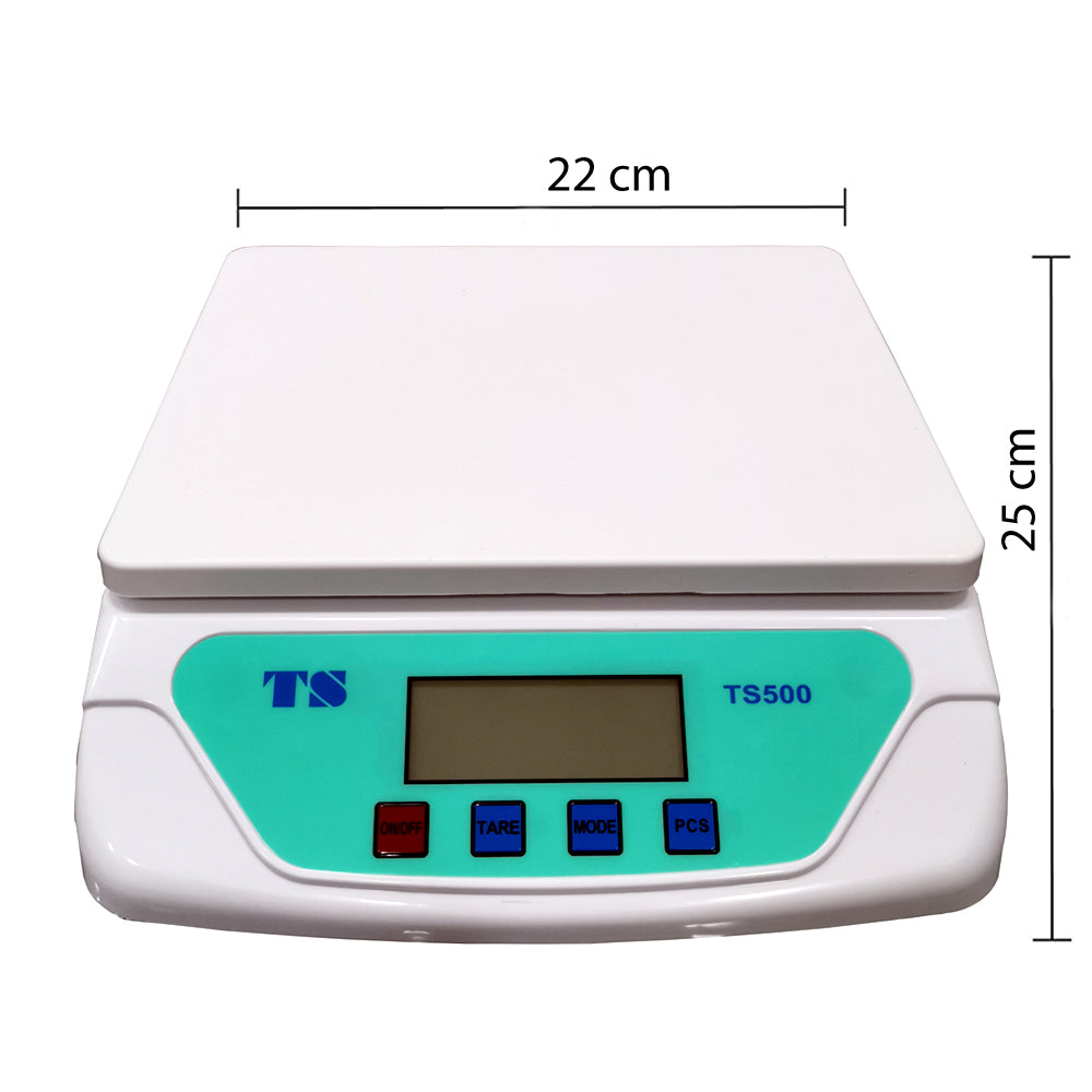 High-precision digital kitchen weighing scale for cooking and baking.