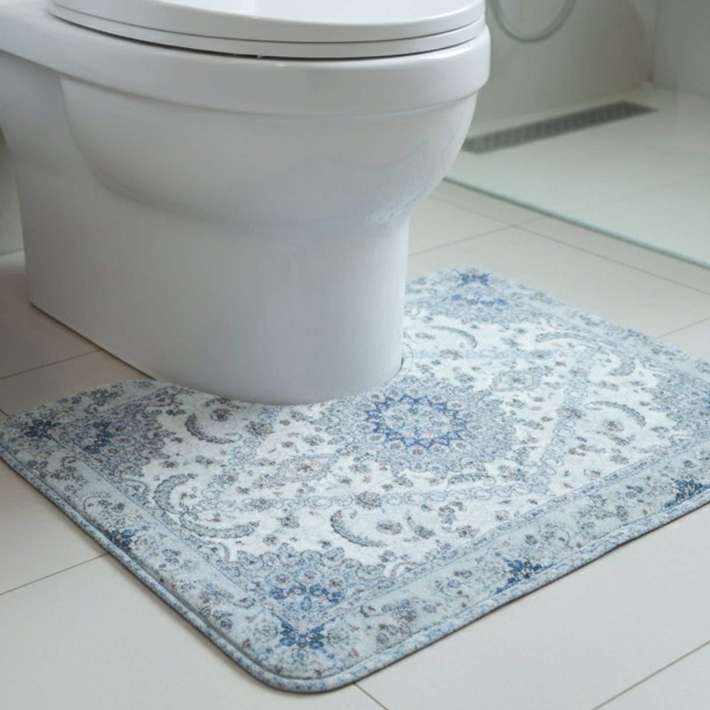 2 In 1 Designer Bathroom Mat Set