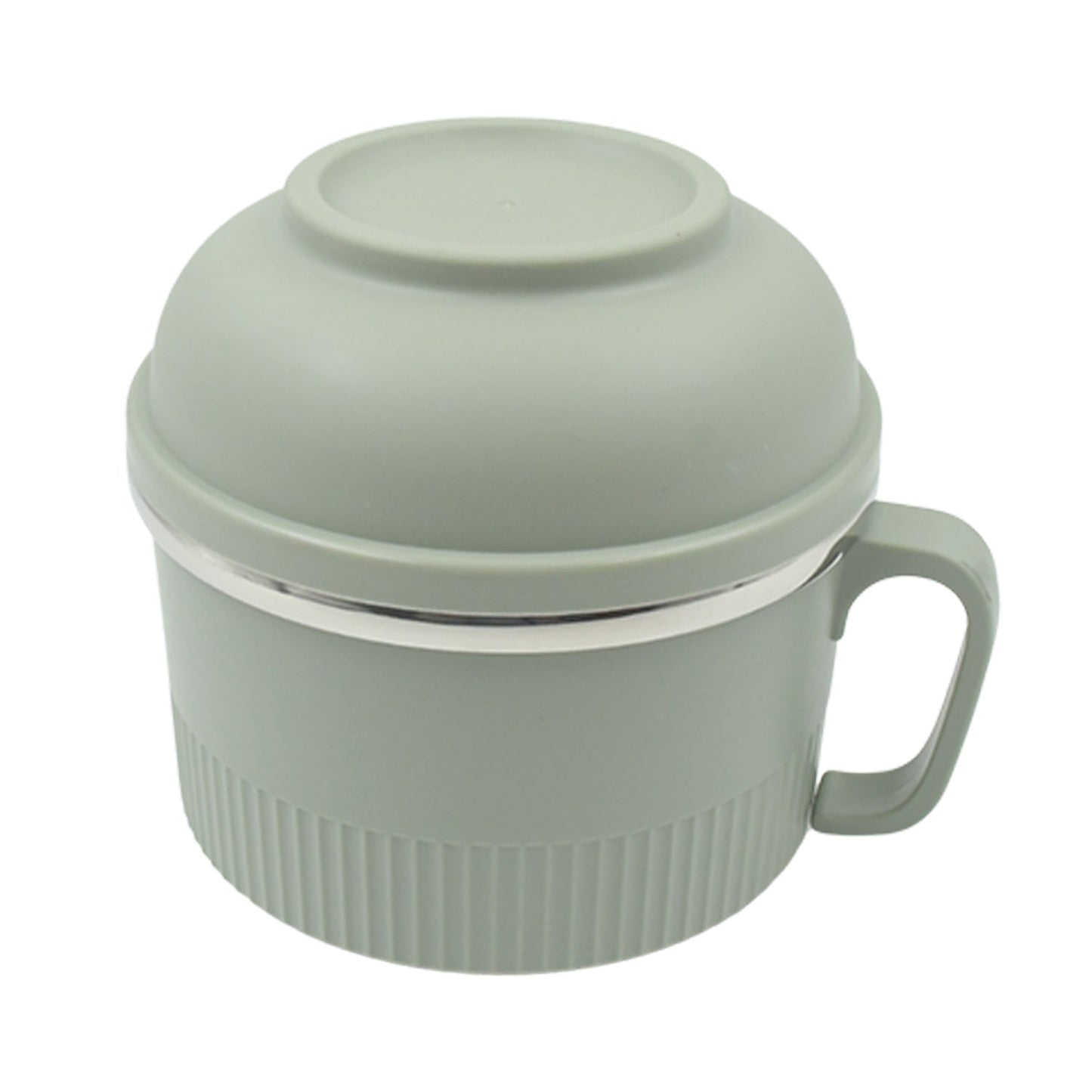 Vacuum Food Flask, Insulation Large Capacity Double Layer Structure Non Slip Labor Saving and Safe Stainless Steel Inner Tank Lunch Box/ Noodle Bowl for Camping Picnic for School Office Outdoor (1 Pc)