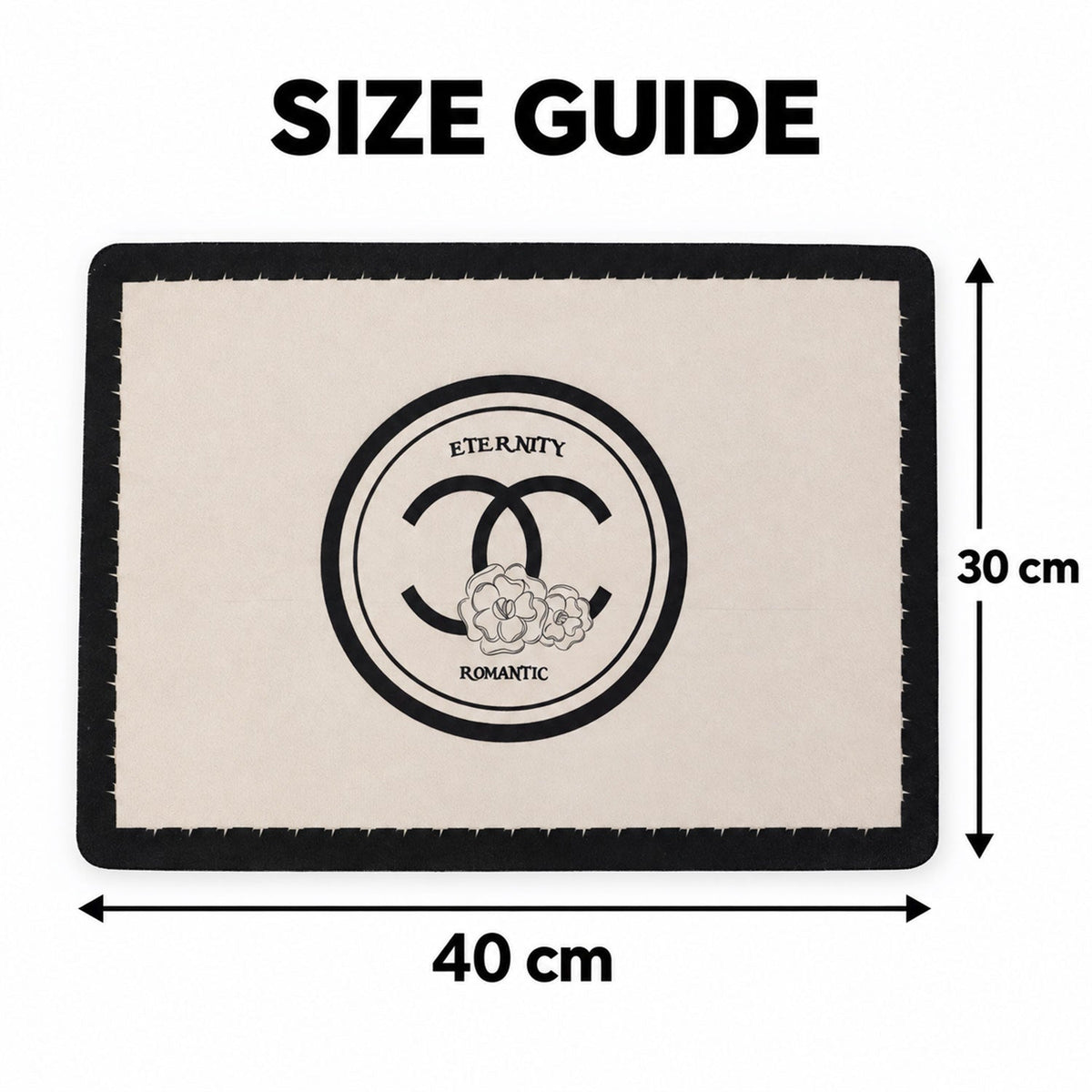 Bath mat size 40x30cm
