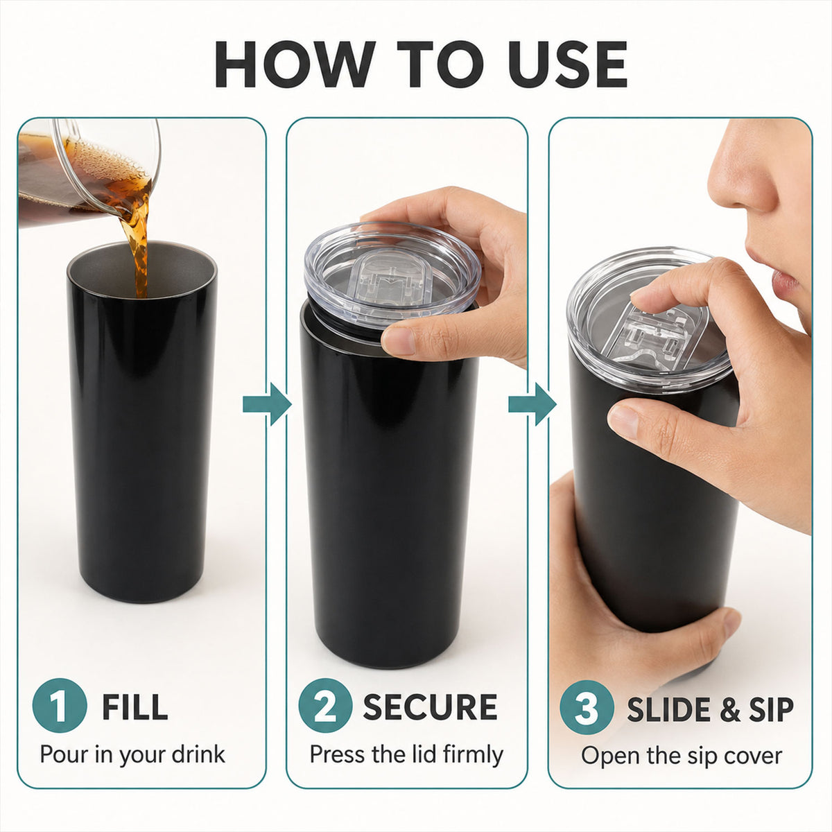 Stainless Steel Travel Mug (600ml Approx)