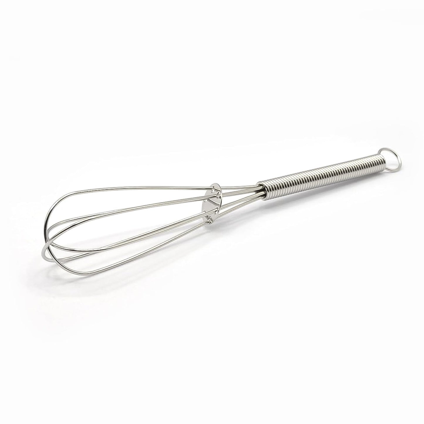 Ergonomic stainless steel kitchen whisk for effortless mixing