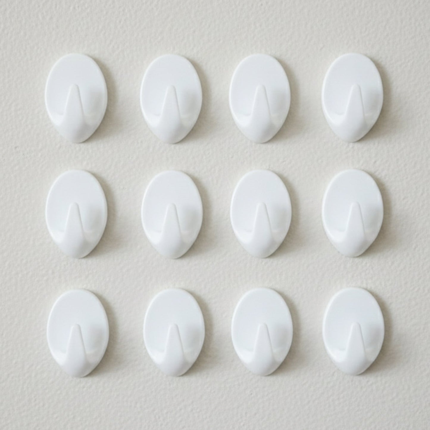 Strong Self Adhesive Wall Hooks Set (12 Pc)