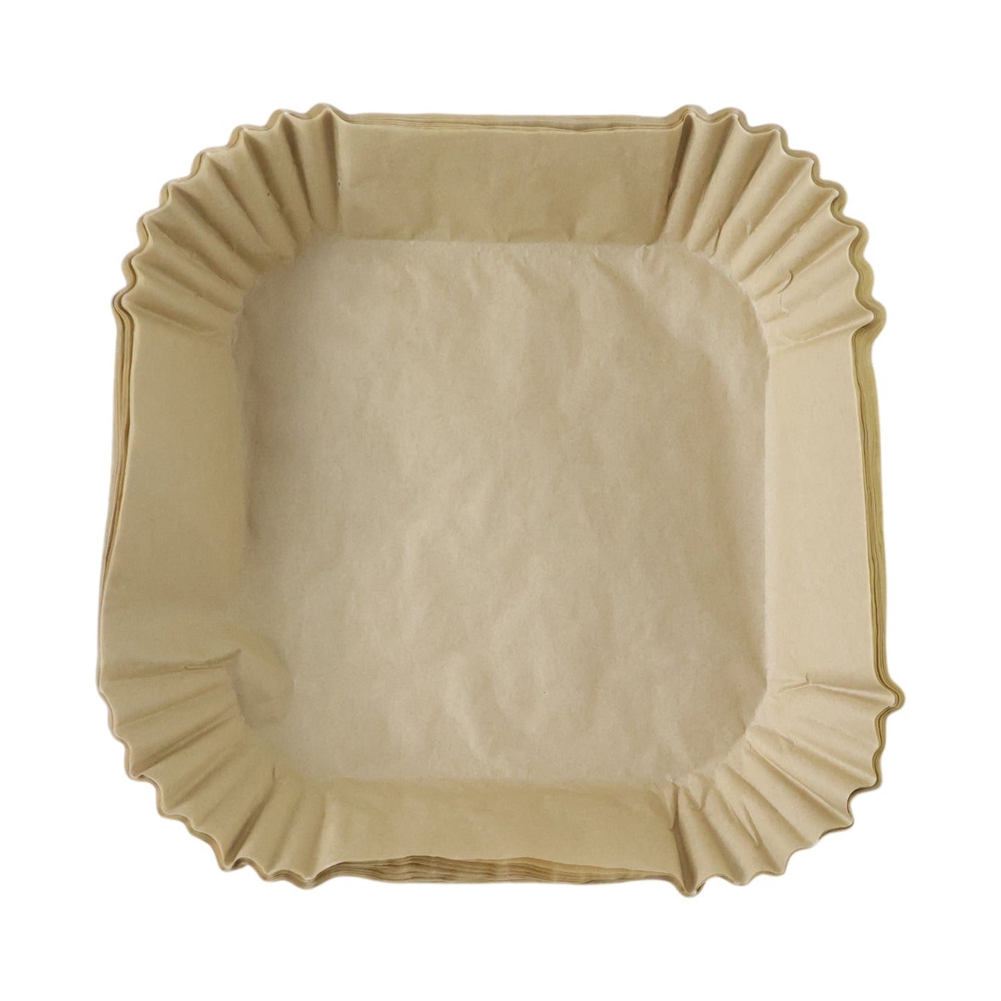 Square Disposable Paper Air Fryer Liners (50 Pc Pack, 160x45 mm)