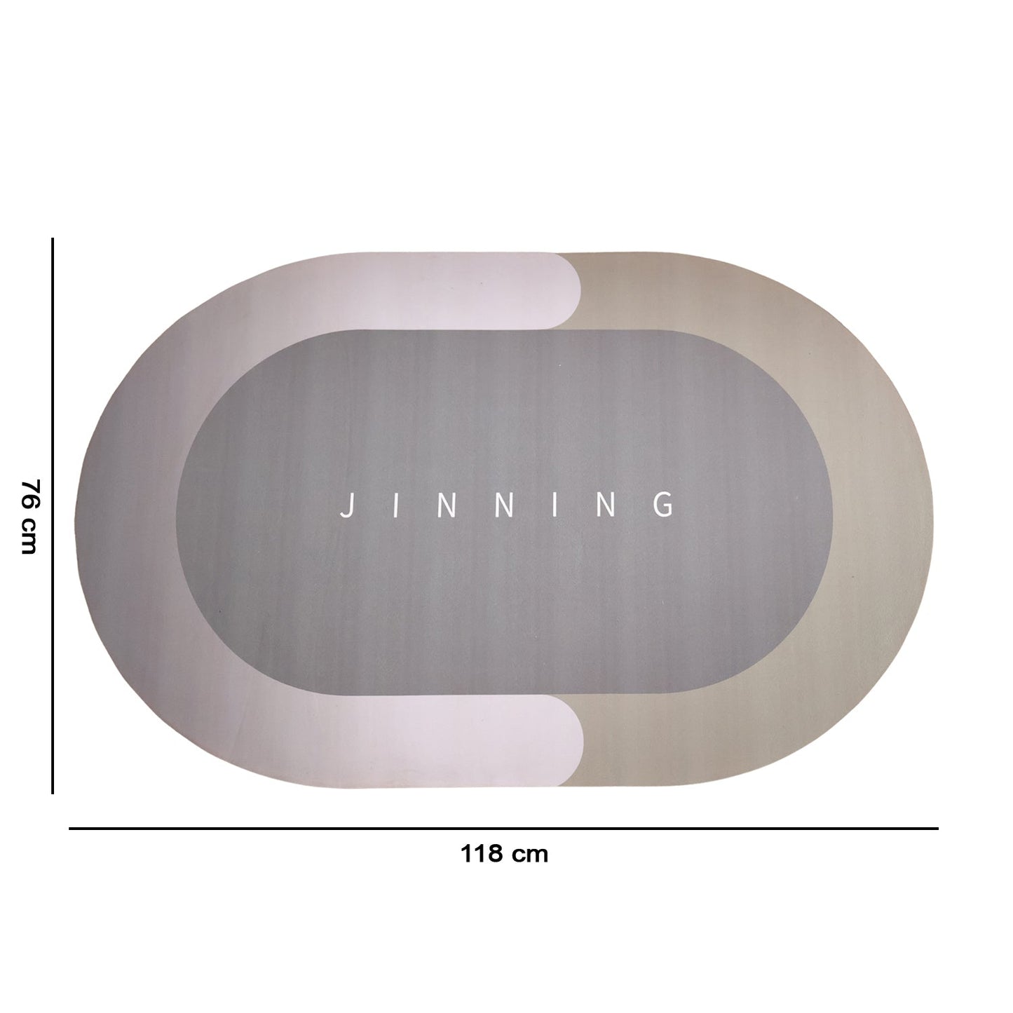 B-Grade Soft Floor Mat (1 Pc, 118x76 Cm)