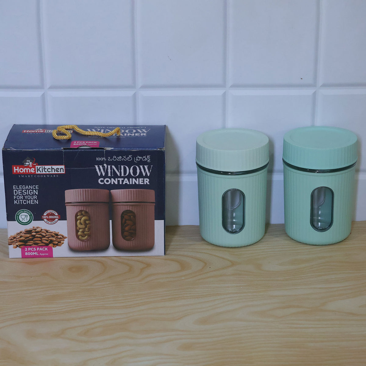 Premium Kitchen Storage Container Set (2 Pc Set, 750 ML Approx)