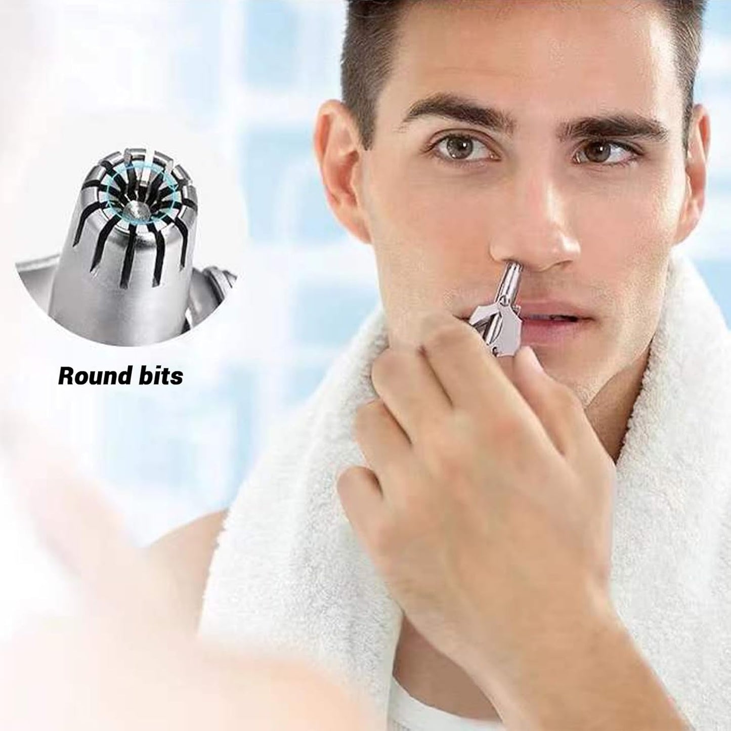 Painless Nose Hair Remover - Stainless Steel | Natation