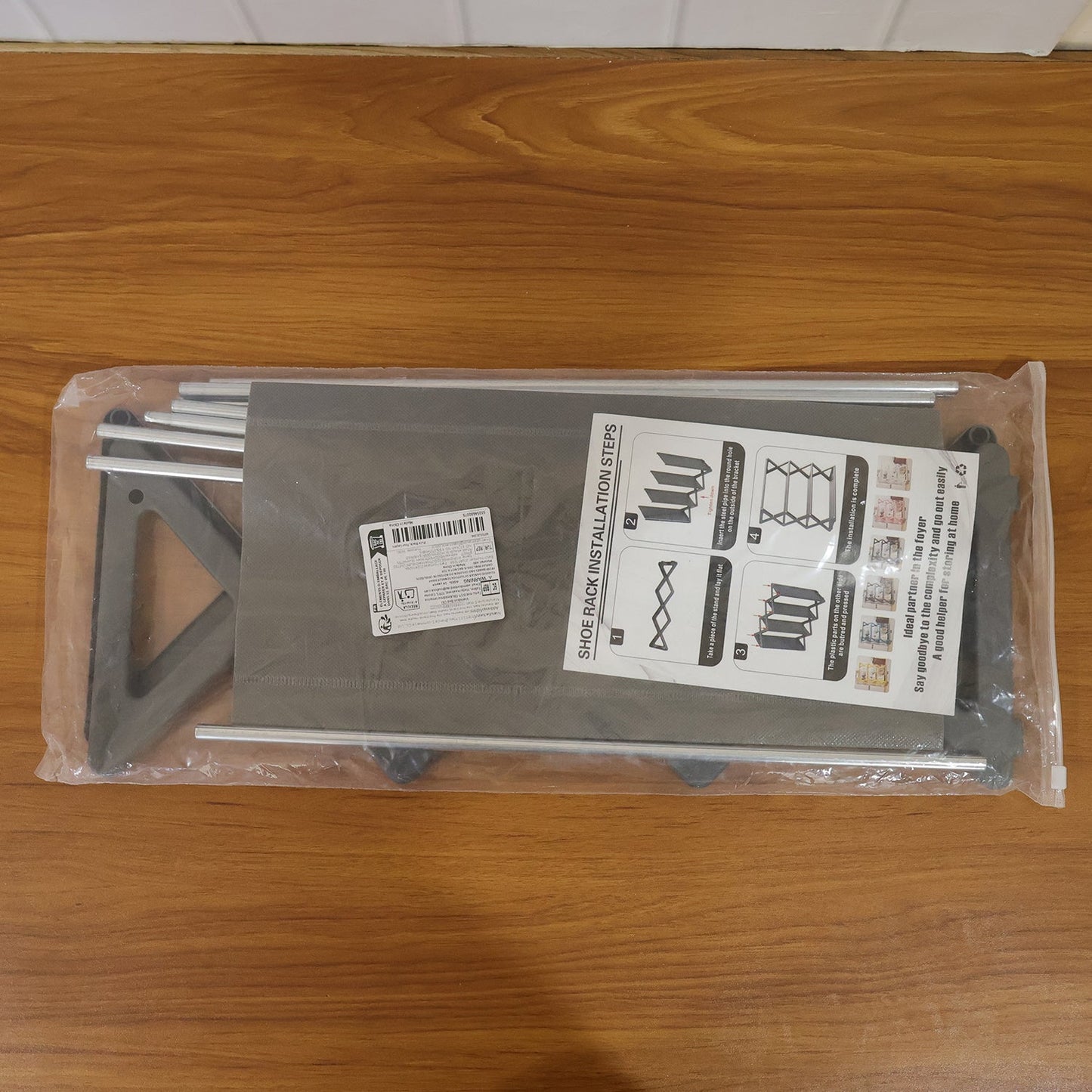 4 Layer Foldable Shoe Rack Organizer (1 Pc)