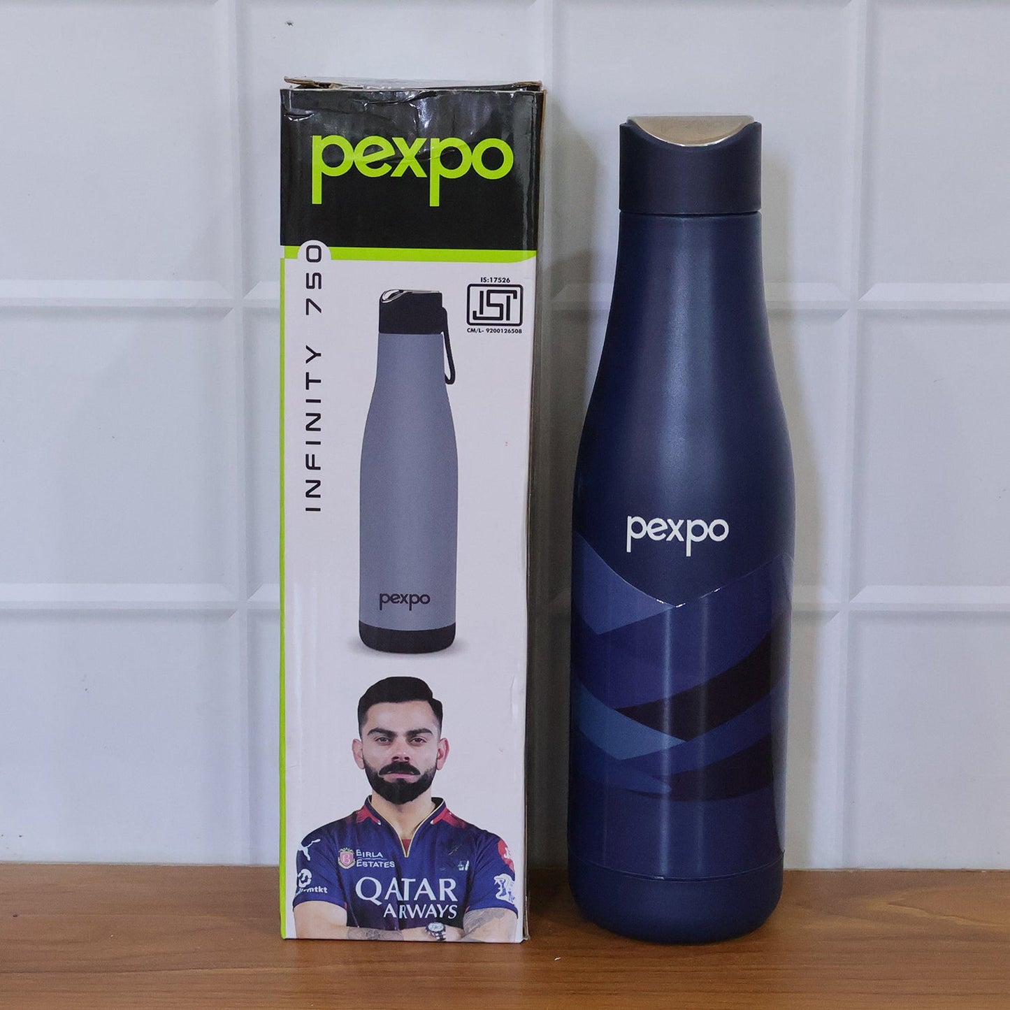 Pexpo Infinity Art Vacuum Insulated Stainless Steel Water Bottle 750 ML