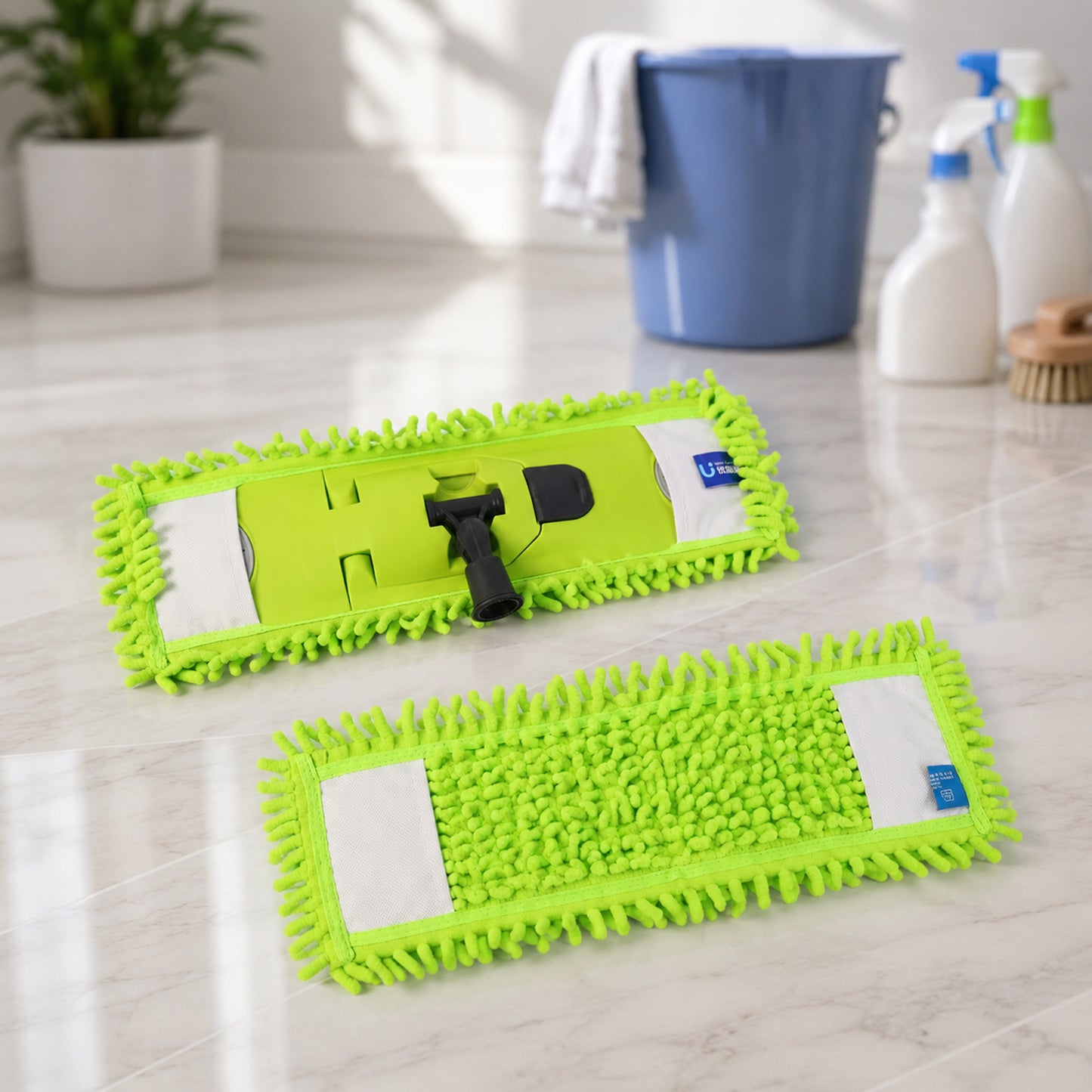 Microfiber Mop with Extendable Handle for Home & Office Cleaning