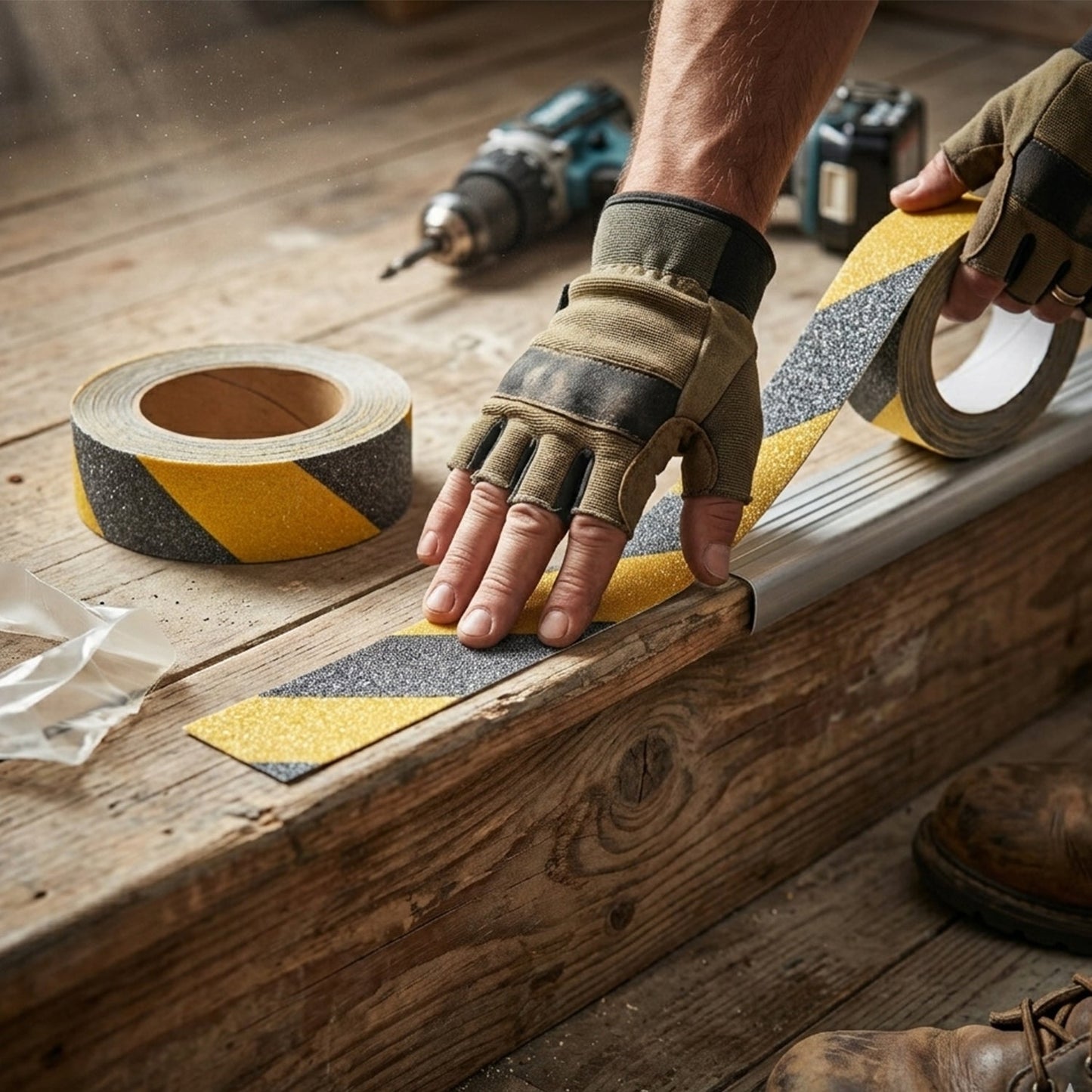 Heavy Duty Anti Slip Safety Tape 110x25mm 1 Pc