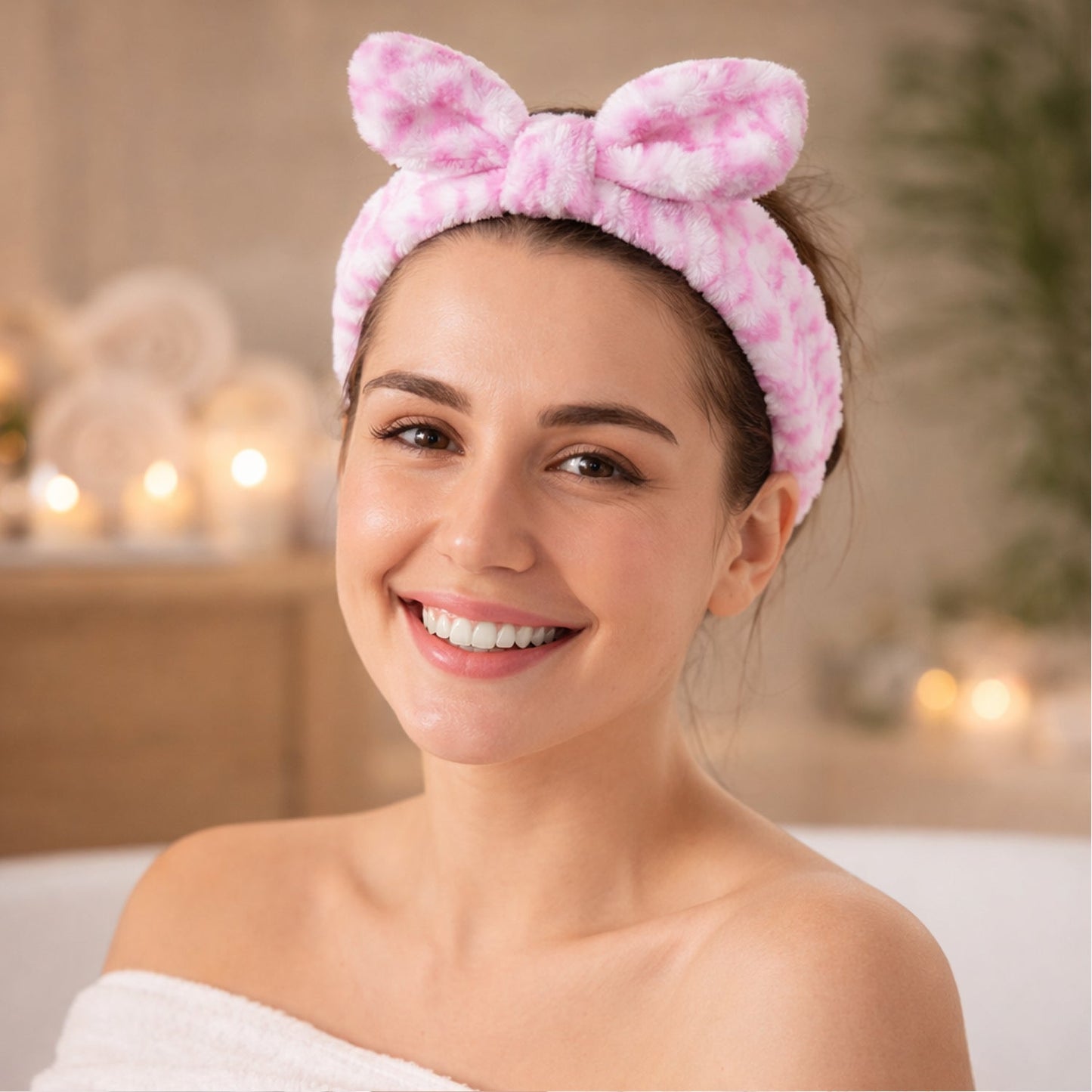 Soft Plush Spa Headband (1 Pc)