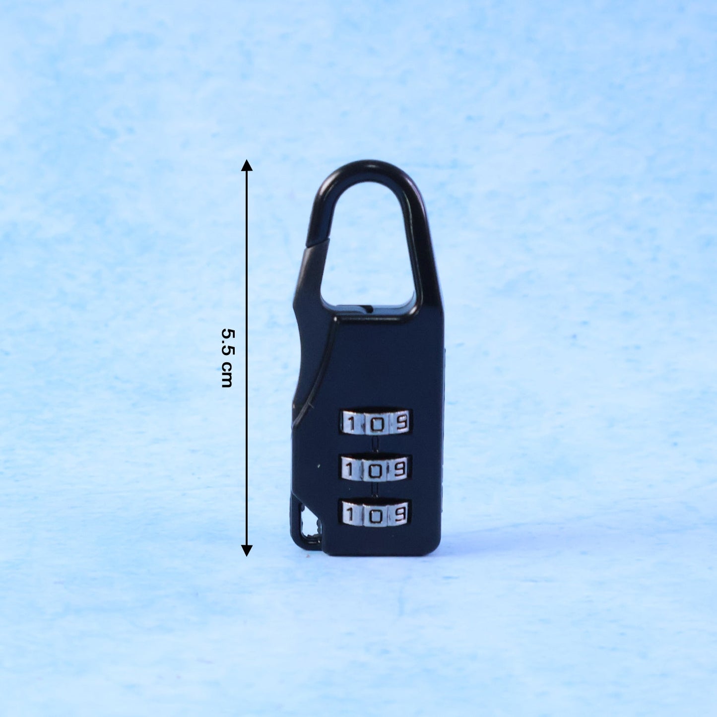 Secure 3-Digit Combination Travel Lock (1 Pc)