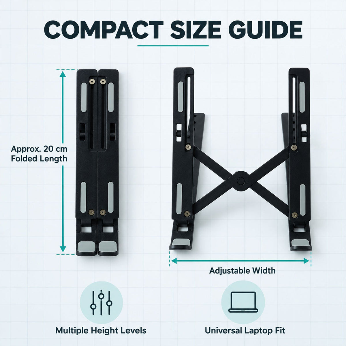 Laptop stand design view