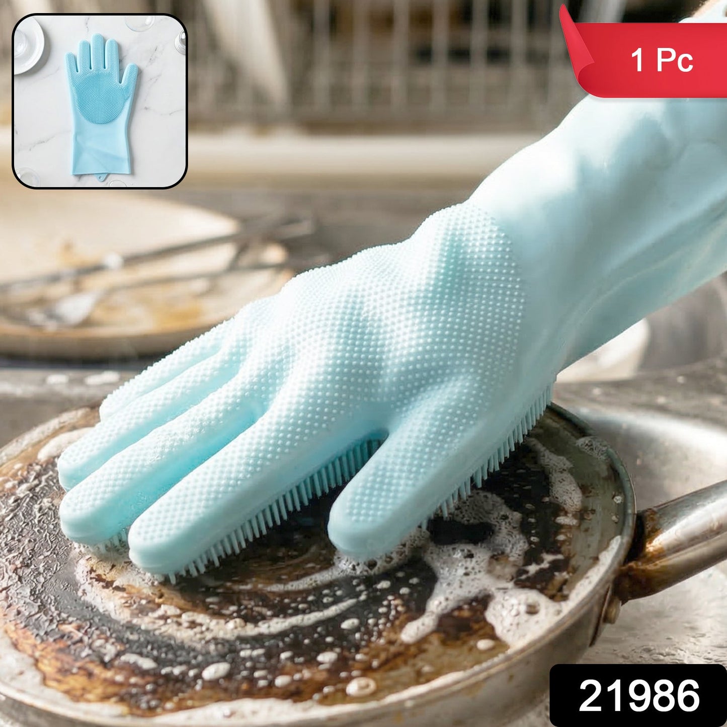 scrubber washing gloves