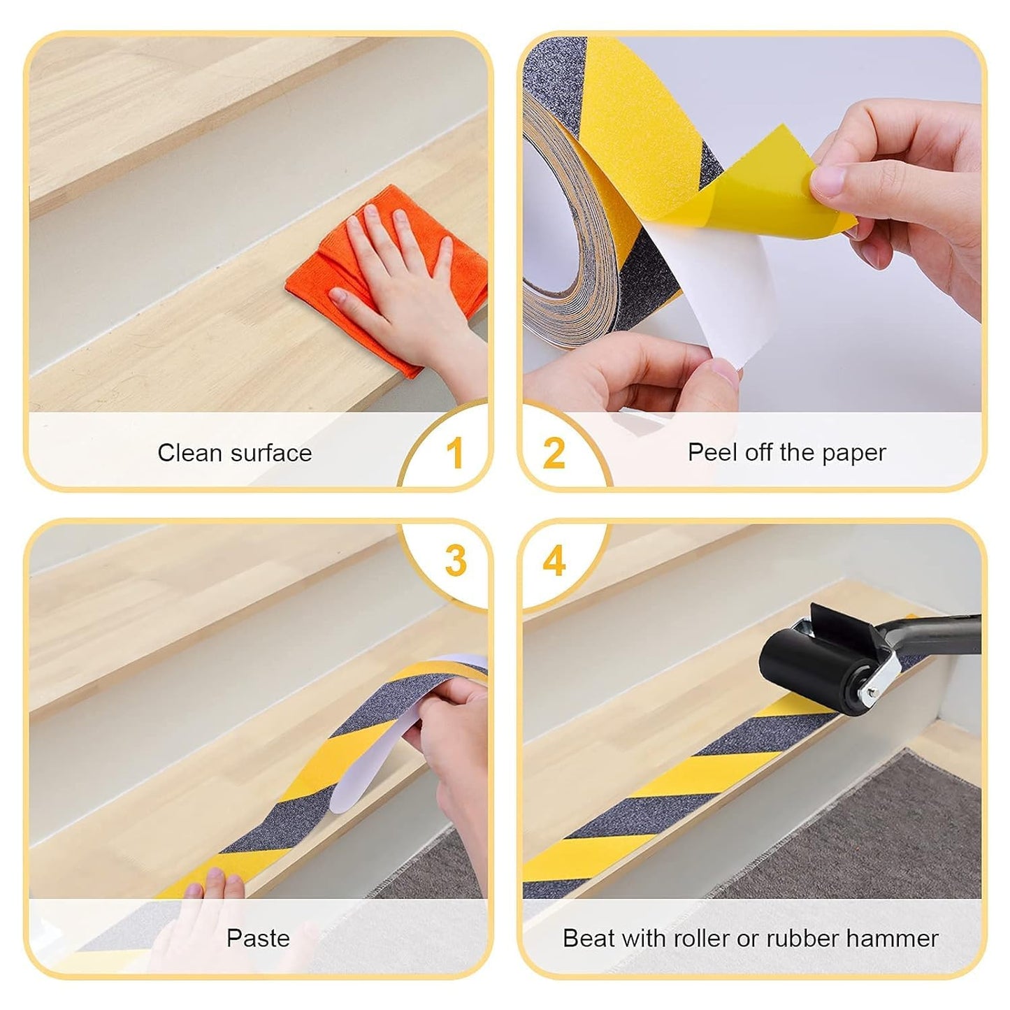 Heavy Duty Anti Slip Safety Tape 110x25mm 1 Pc