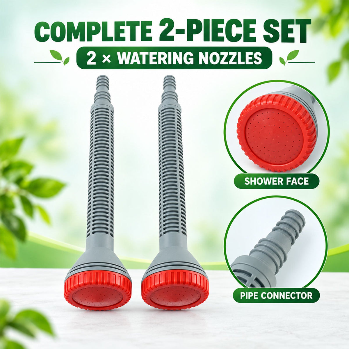Hose spray nozzle white bg
