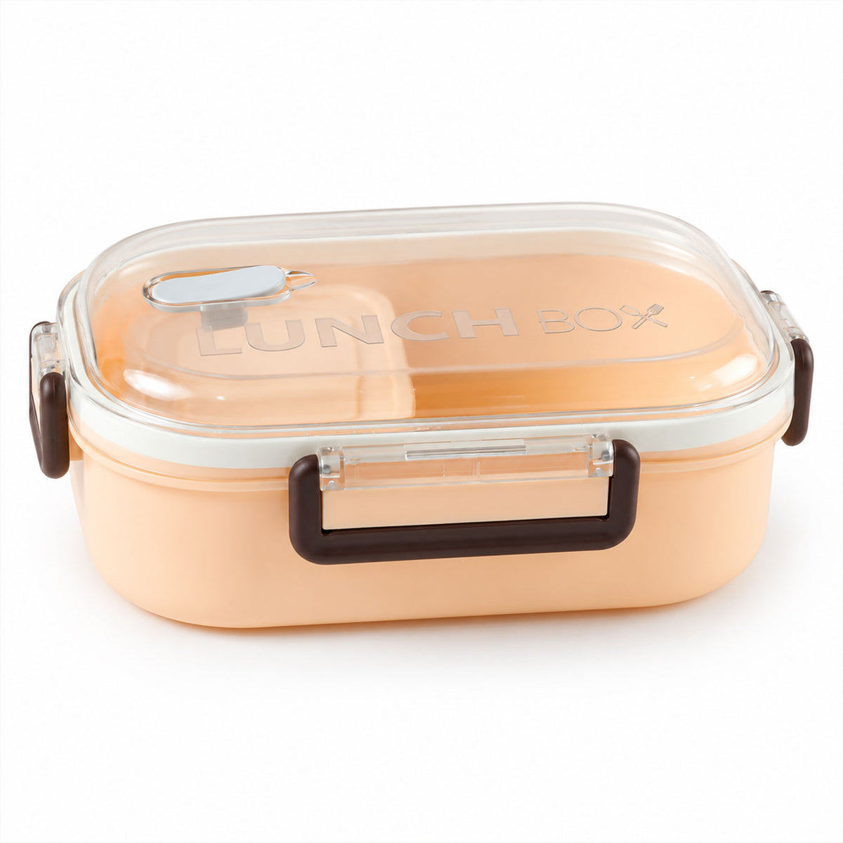 Leak-Proof Lunch Box – 2 Compartments with Spoon
