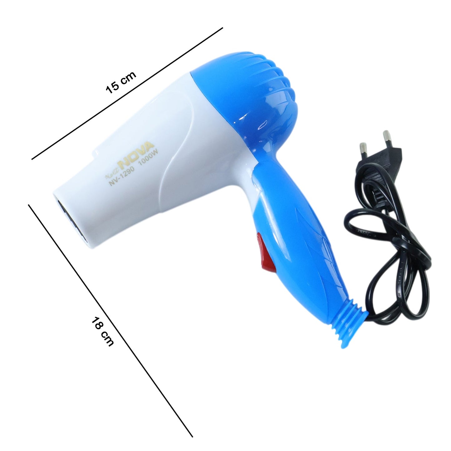 Travel friendly hair dryer