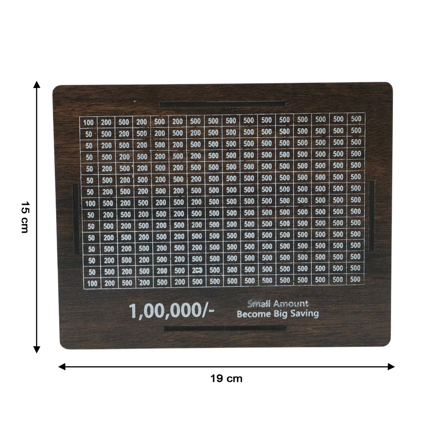 Wooden Big Piggy Bank Money Saving Box (1 Pc)