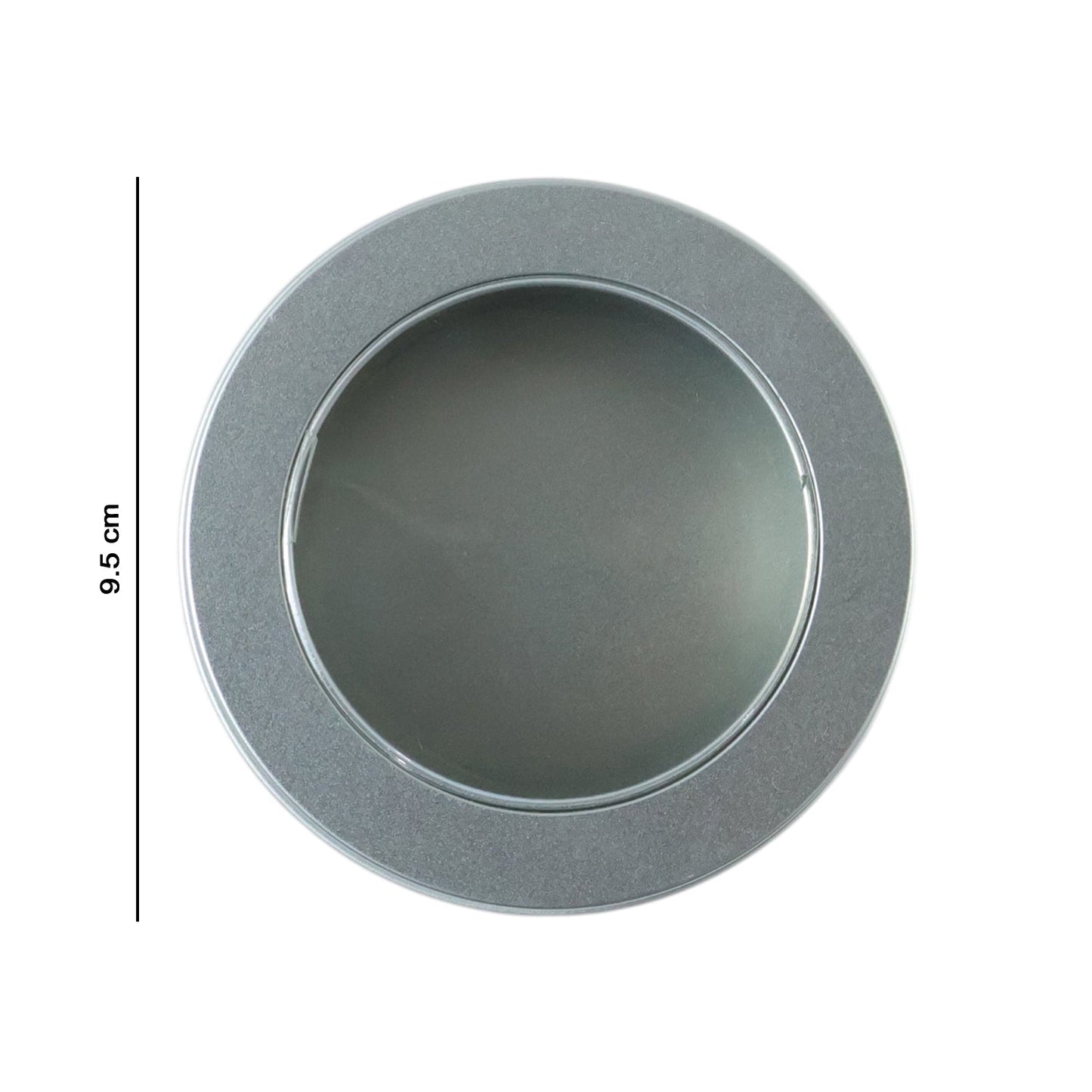 Durable metal storage box with transparent lid for multiple uses