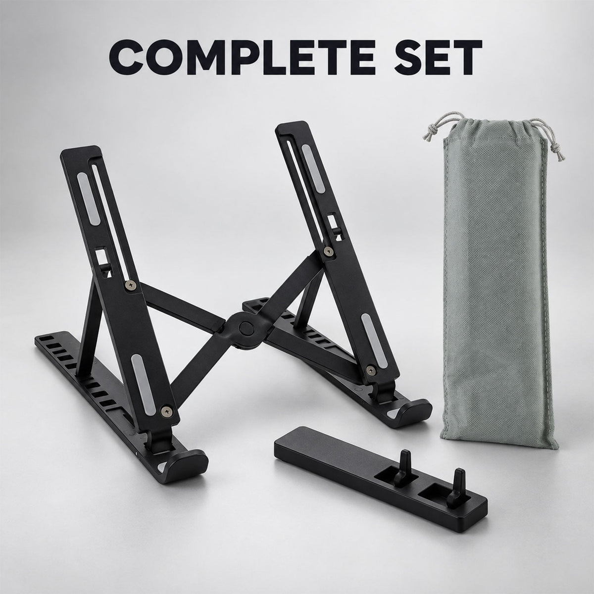 Ergonomic laptop riser desk work