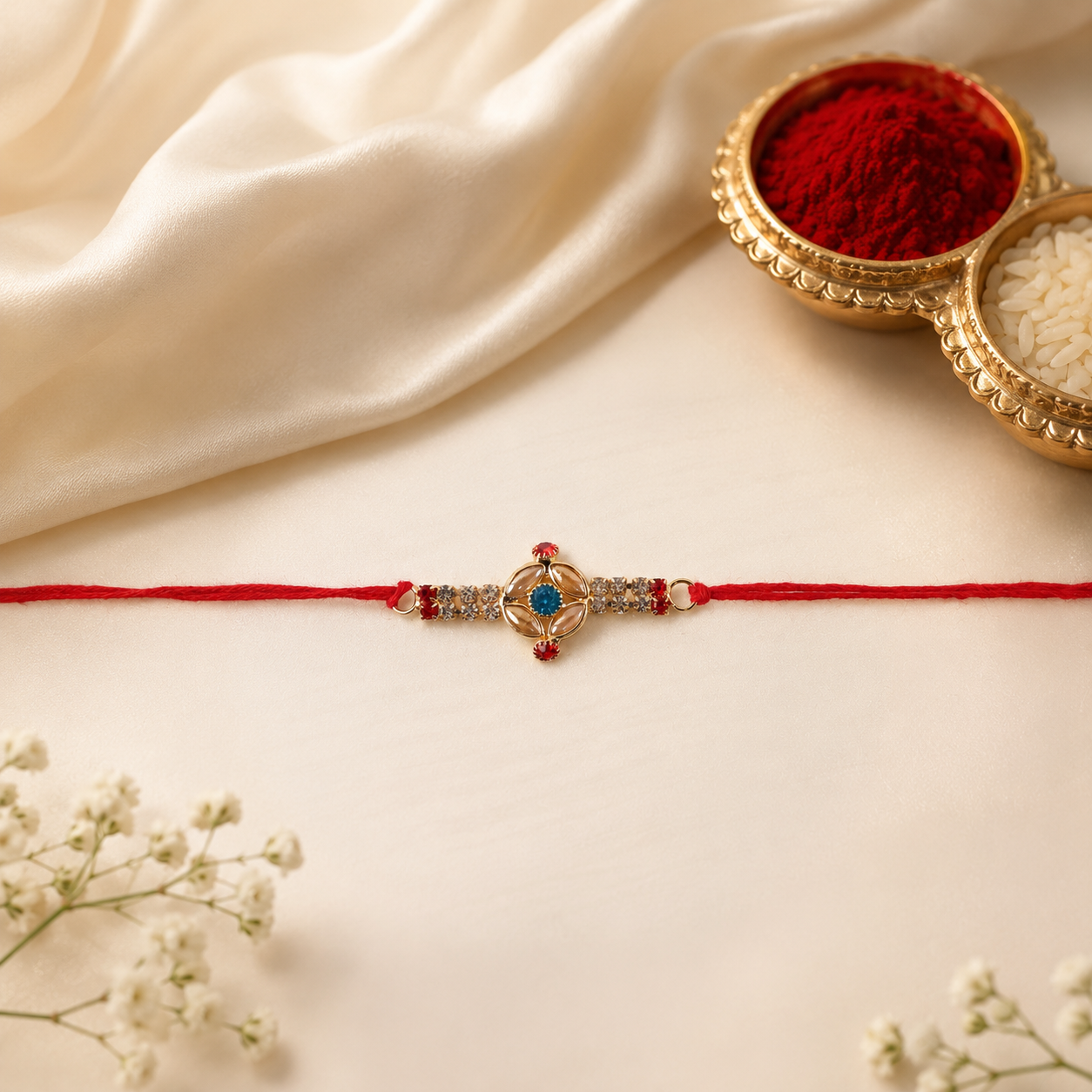 Stylish and comfortable rakhi with a modern festive touch