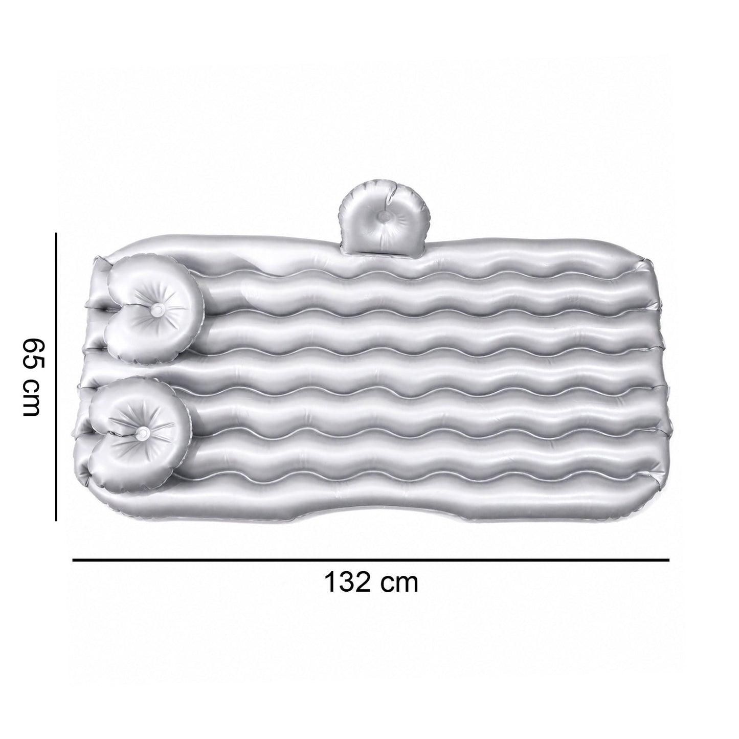 Car Air Mattress Bed Set with Inflatable Pillows and Cushions (1 Set / Mix Design)