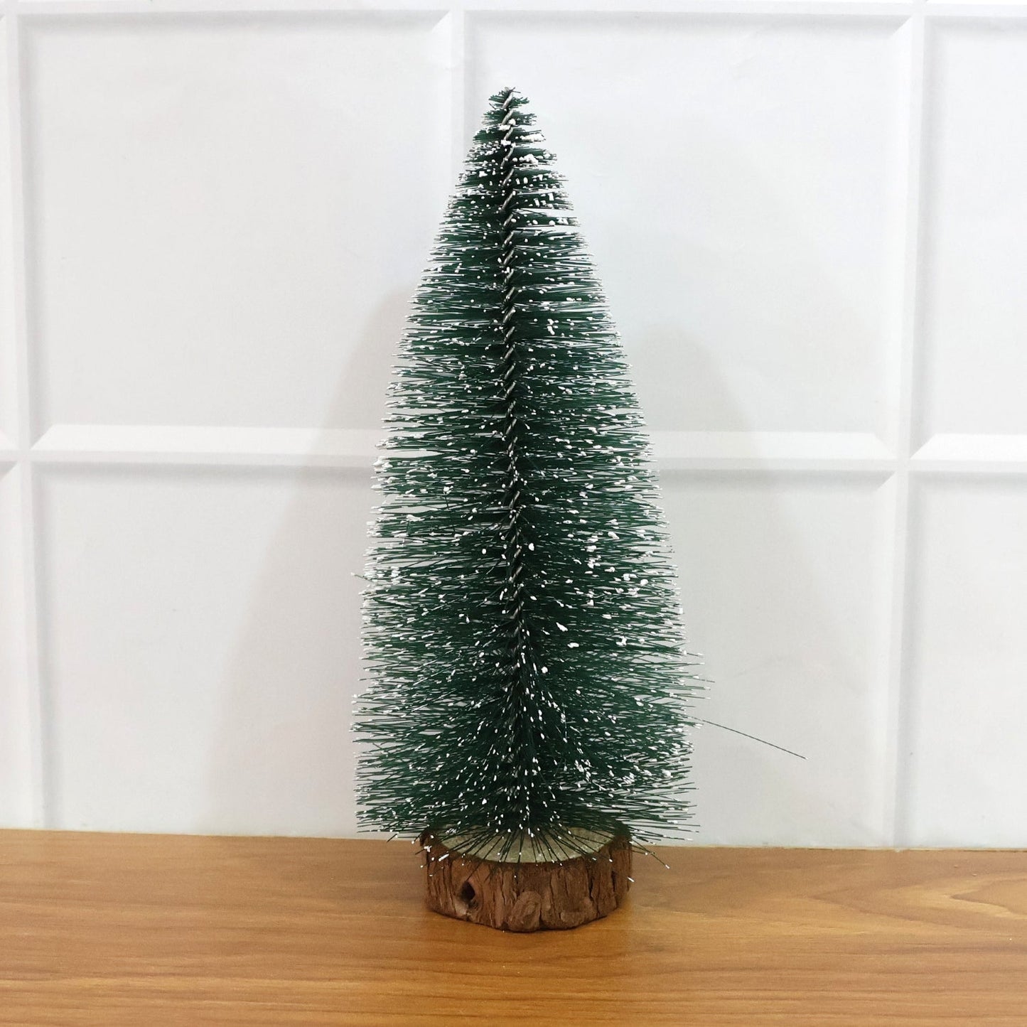 Mini Artificial Christmas Tree with Snow Effect (1 Pc)