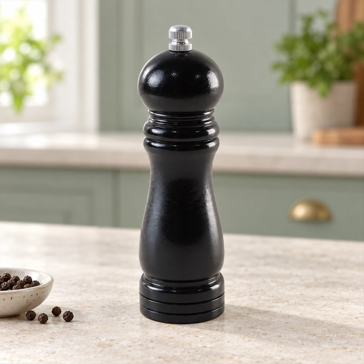 Pepper grinder knob detail