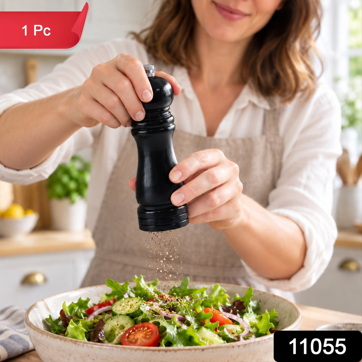 Wooden pepper grinder pack