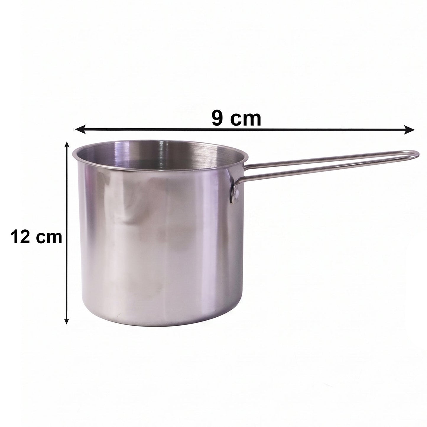 Frying pot size guide