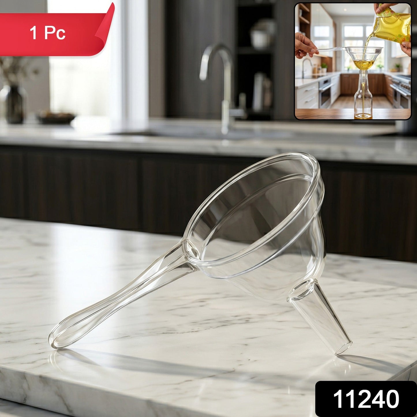 Kitchen funnel pouring pack