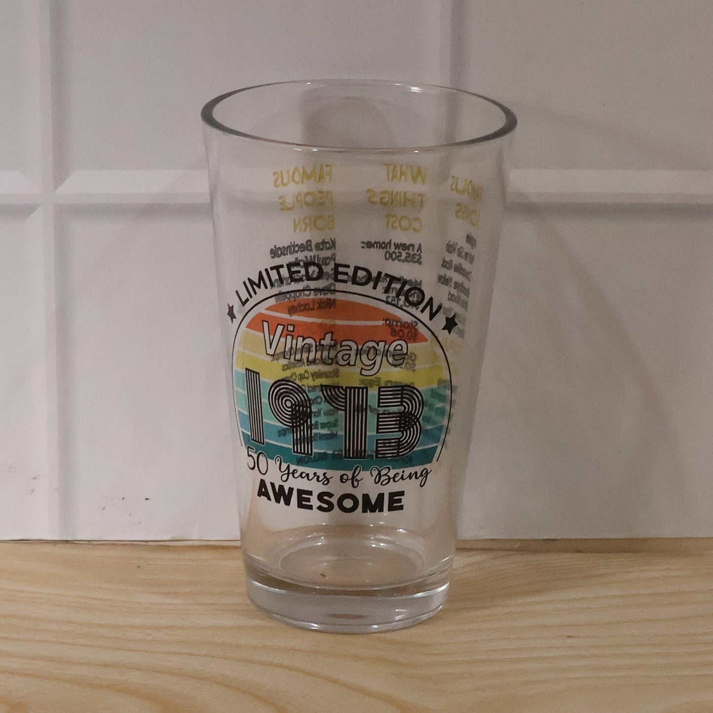 Drinking glass tumbler daily use